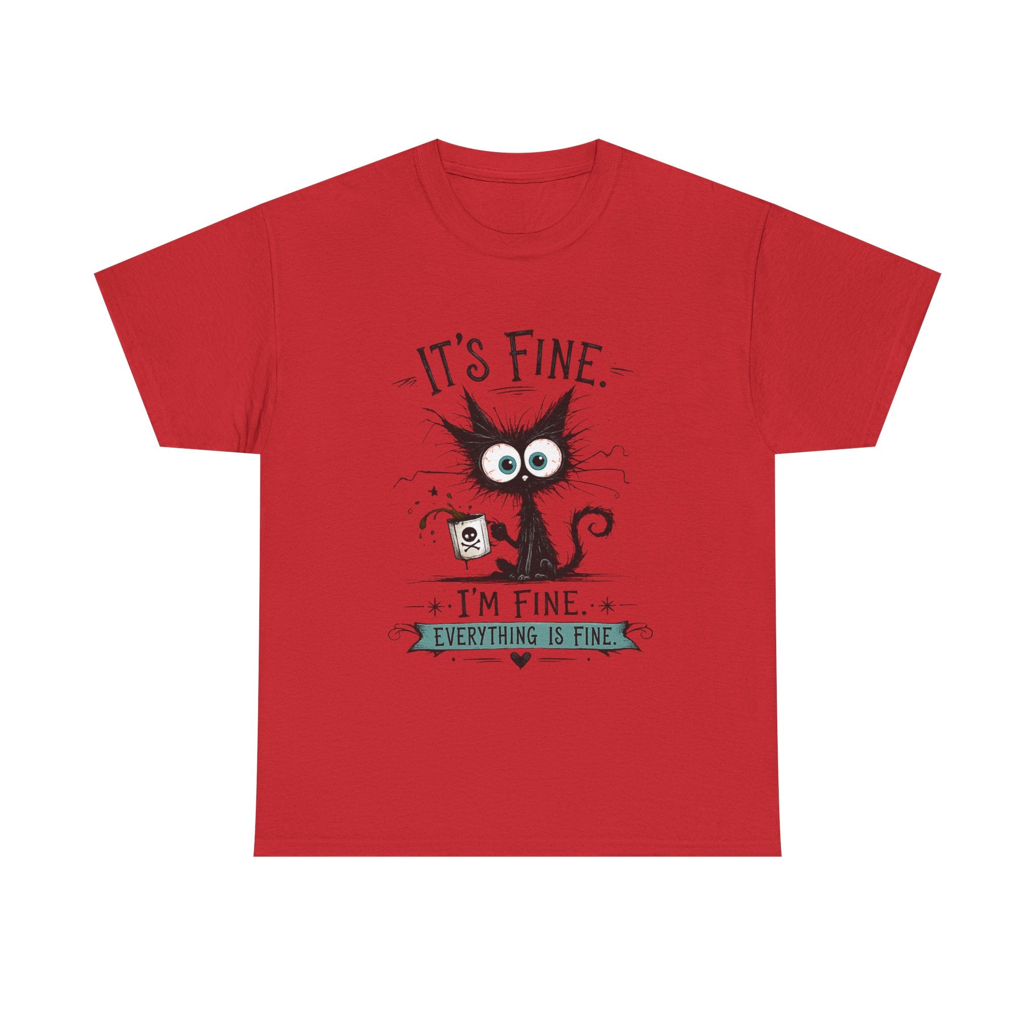 Frazzled Cat Chaos Tee – For Beautifully Overwhelmed Days
