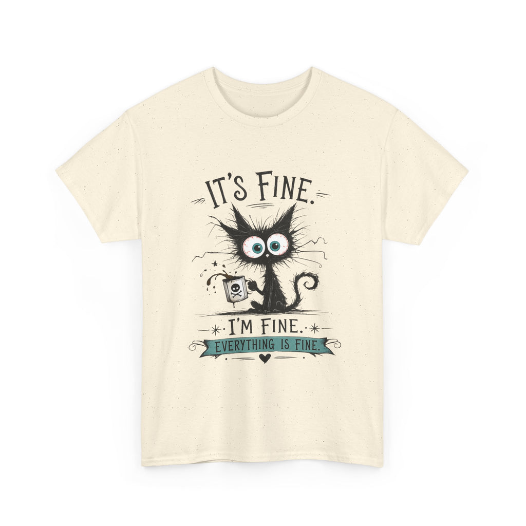 Frazzled Cat Chaos Tee – For Beautifully Overwhelmed Days