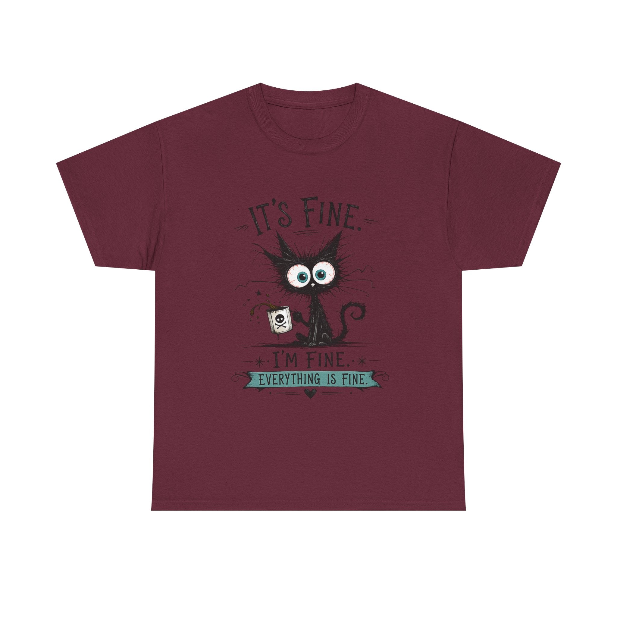 Frazzled Cat Chaos Tee – For Beautifully Overwhelmed Days