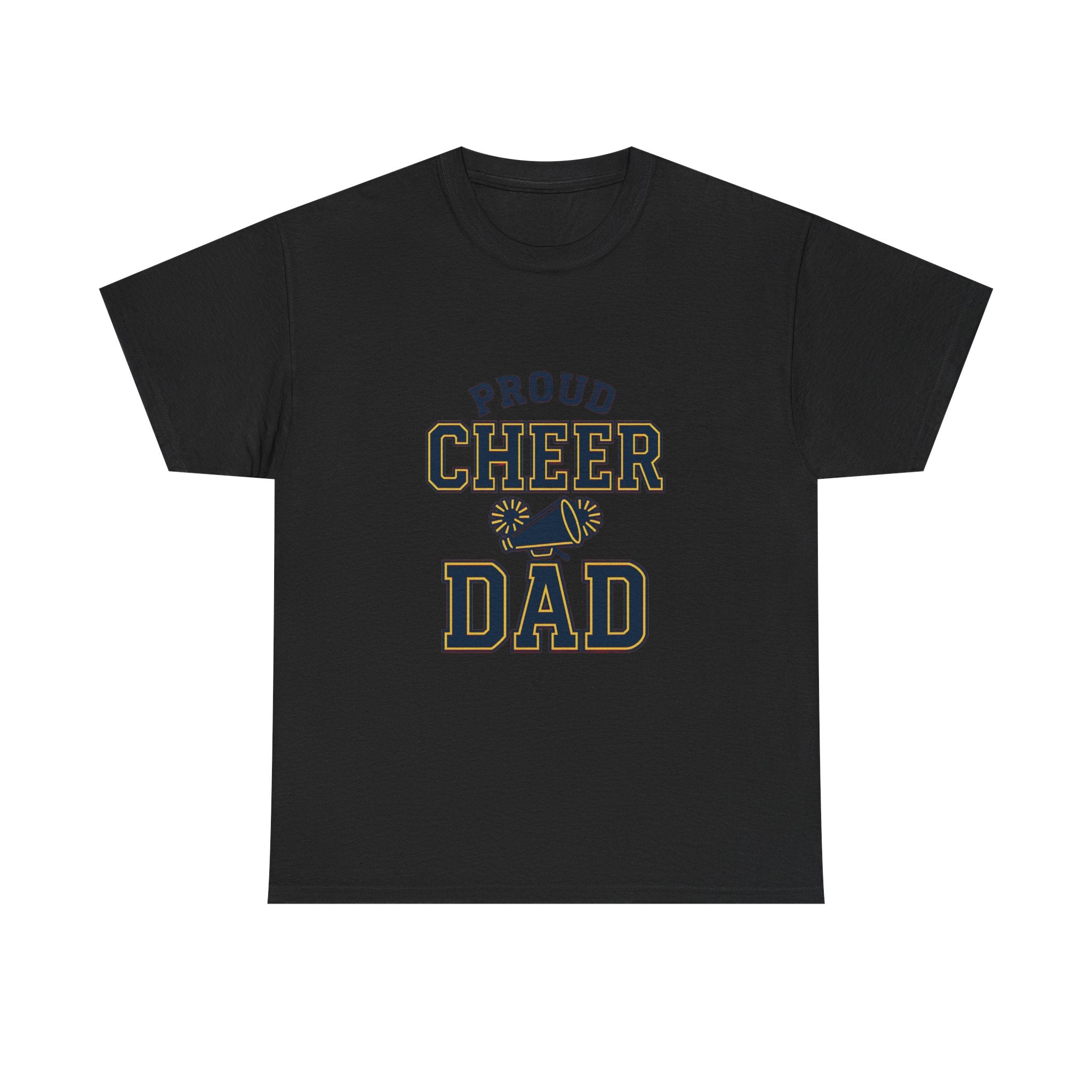 Proud Cheer Dad Varsity Sports T-Shirt | Game Day Team Spirit Tee
