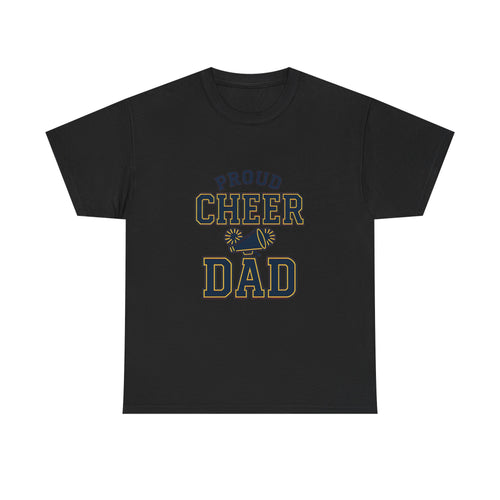 Proud Cheer Dad Varsity Sports T-Shirt | Game Day Team Spirit Tee