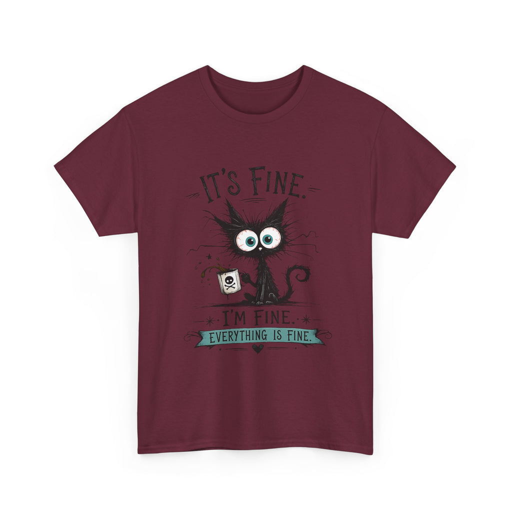Frazzled Cat Chaos Tee – For Beautifully Overwhelmed Days
