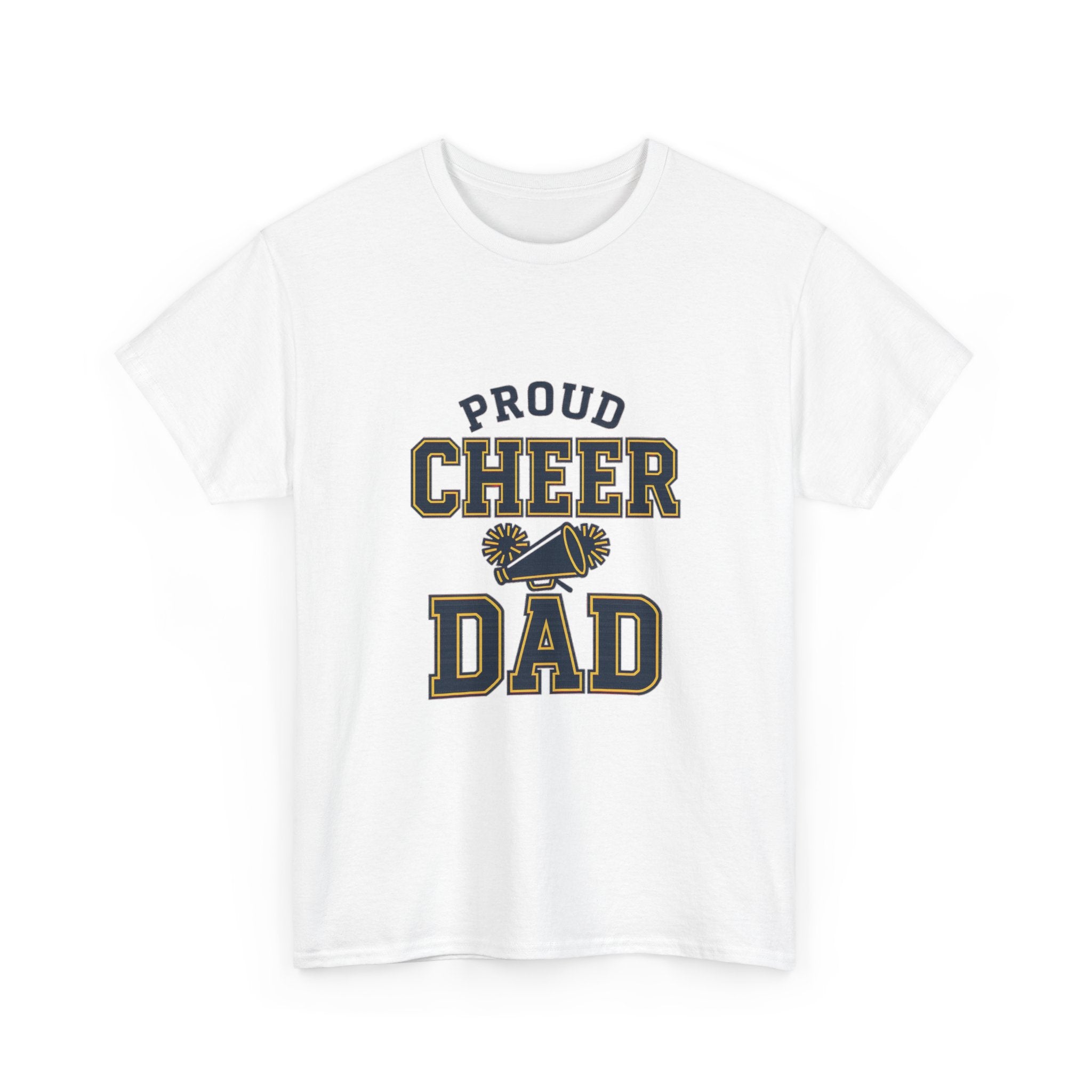 Proud Cheer Dad Varsity Sports T-Shirt | Game Day Team Spirit Tee