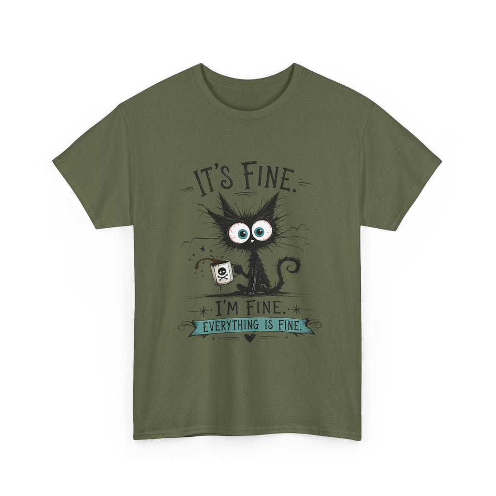 Frazzled Cat Chaos Tee – For Beautifully Overwhelmed Days