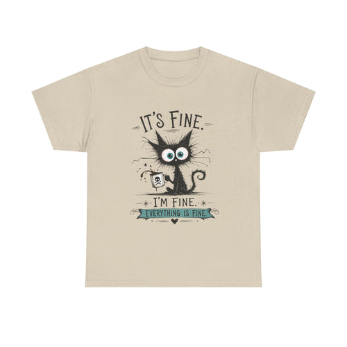Frazzled Cat Chaos Tee – For Beautifully Overwhelmed Days