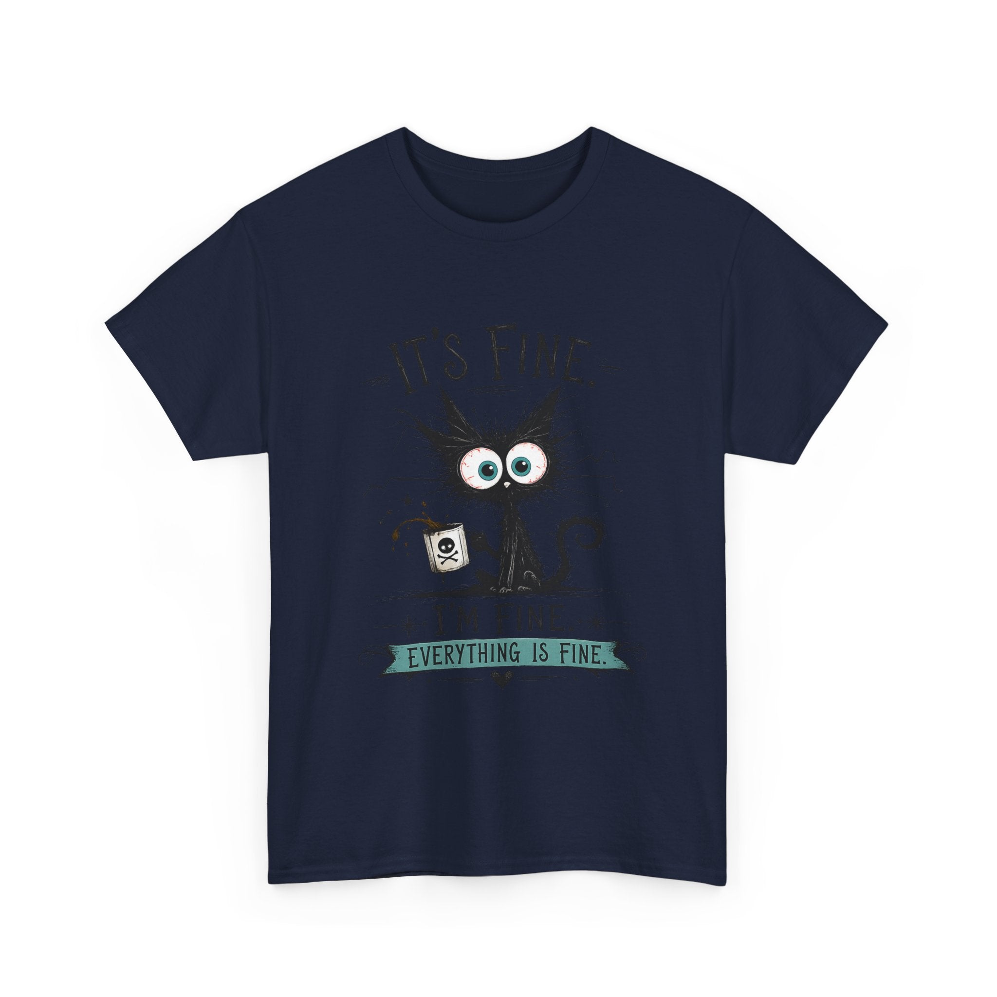 Frazzled Cat Chaos Tee – For Beautifully Overwhelmed Days