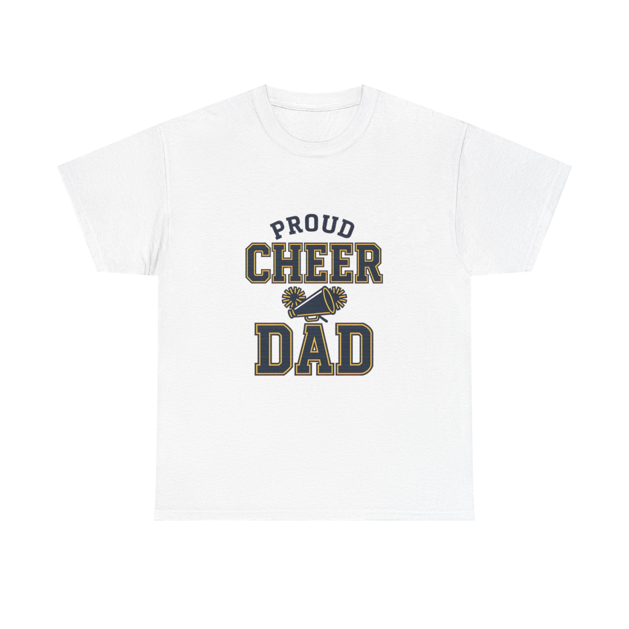 Proud Cheer Dad Varsity Sports T-Shirt | Game Day Team Spirit Tee