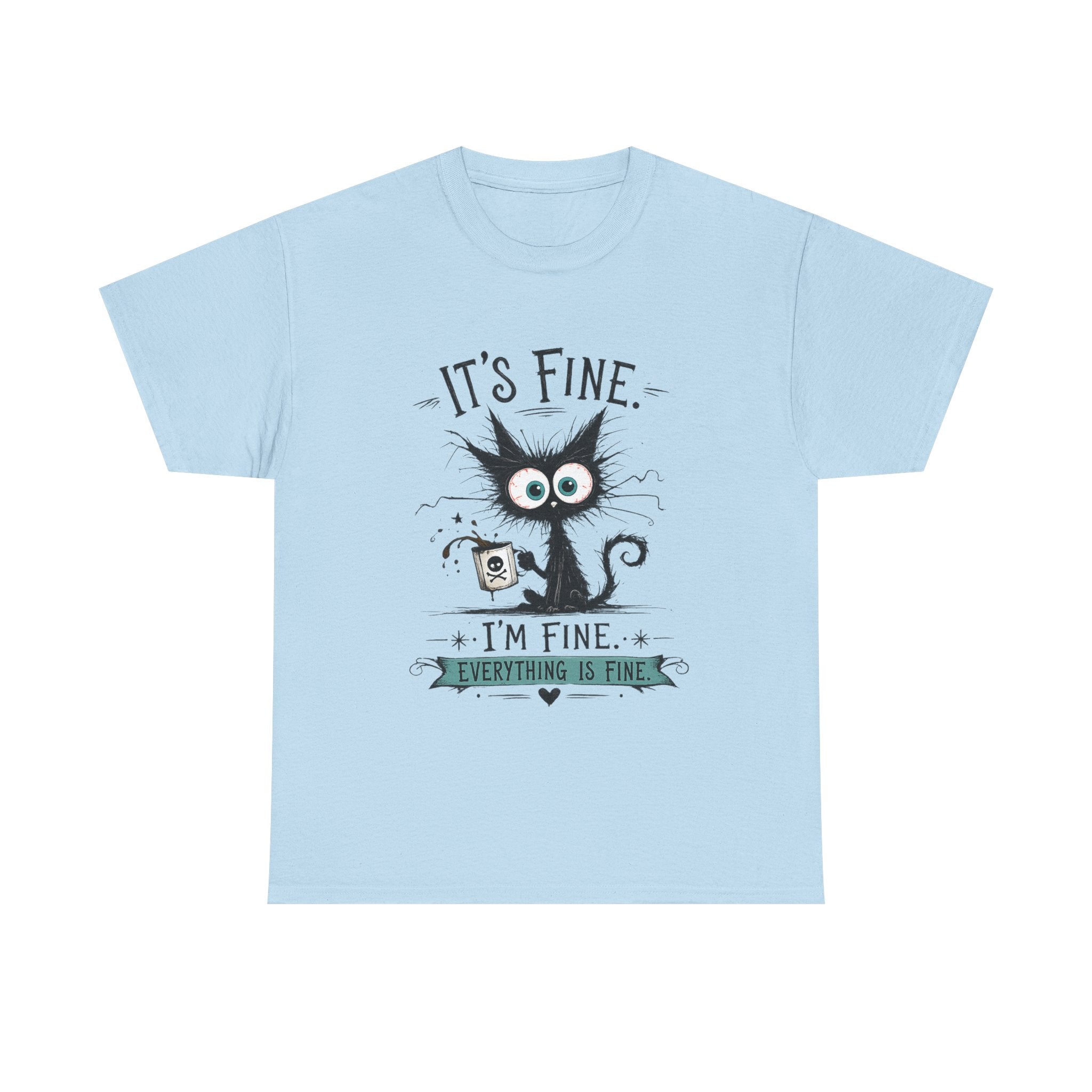 Frazzled Cat Chaos Tee – For Beautifully Overwhelmed Days