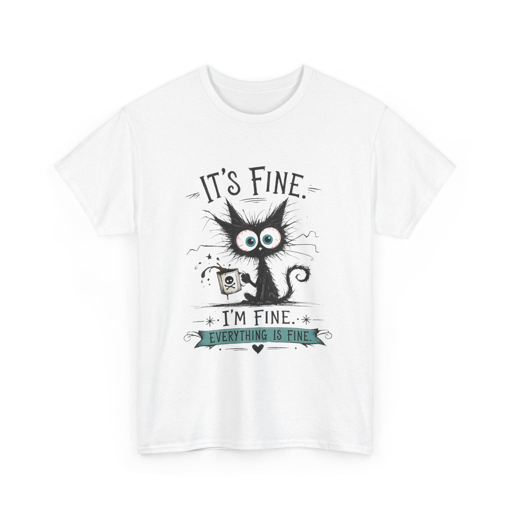 Frazzled Cat Chaos Tee – For Beautifully Overwhelmed Days