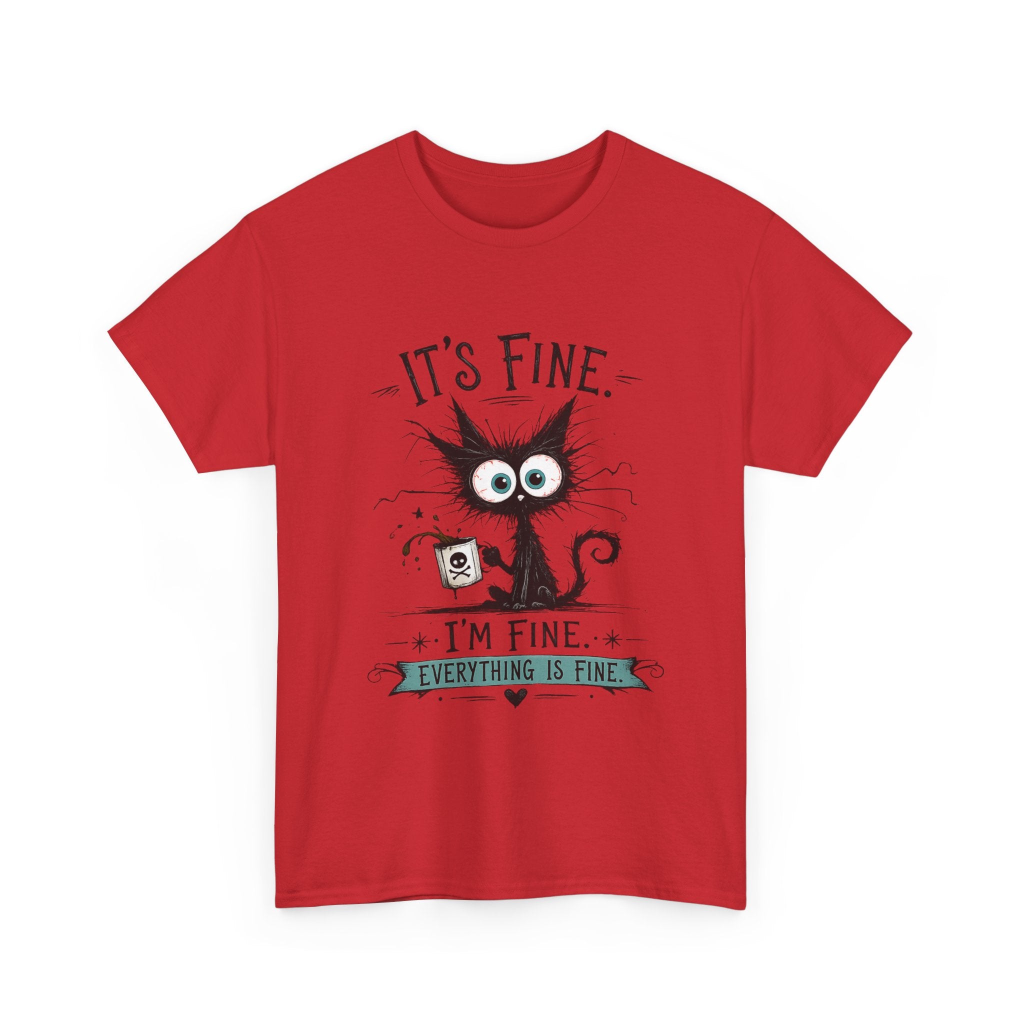 Frazzled Cat Chaos Tee – For Beautifully Overwhelmed Days
