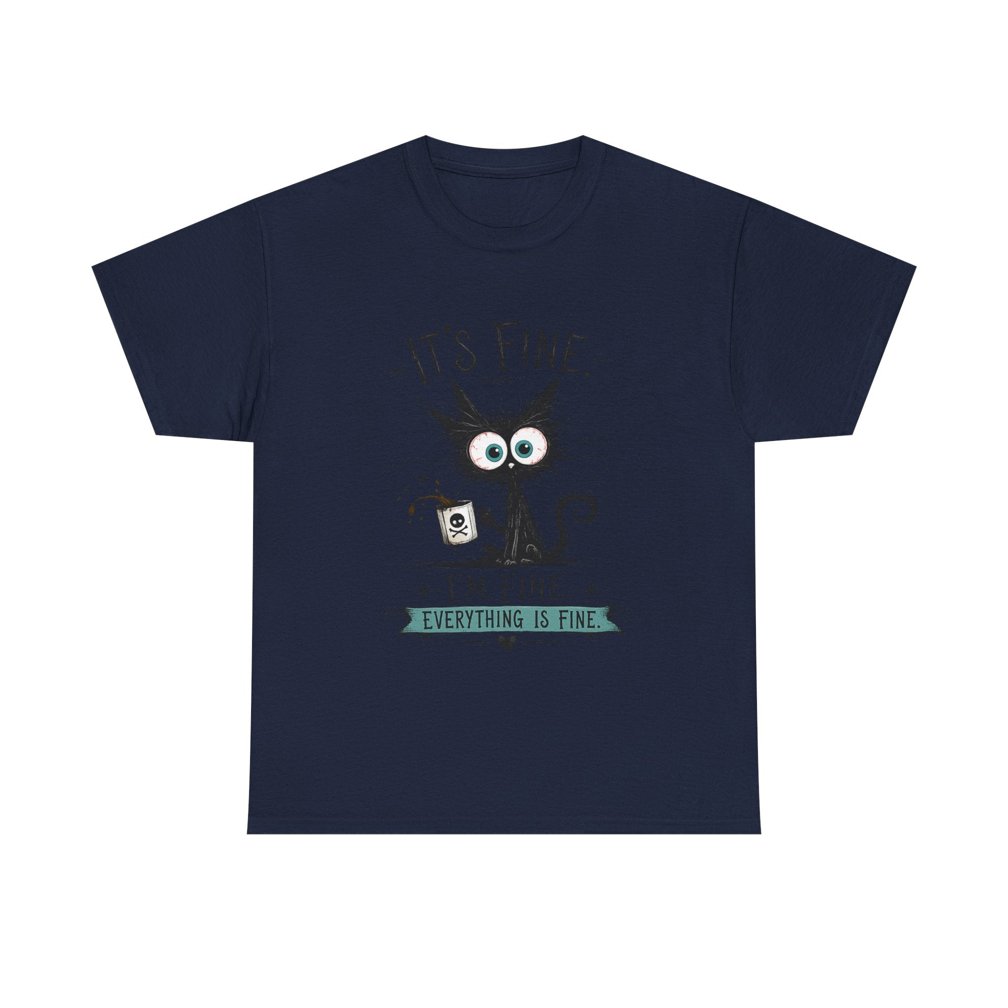 Frazzled Cat Chaos Tee – For Beautifully Overwhelmed Days
