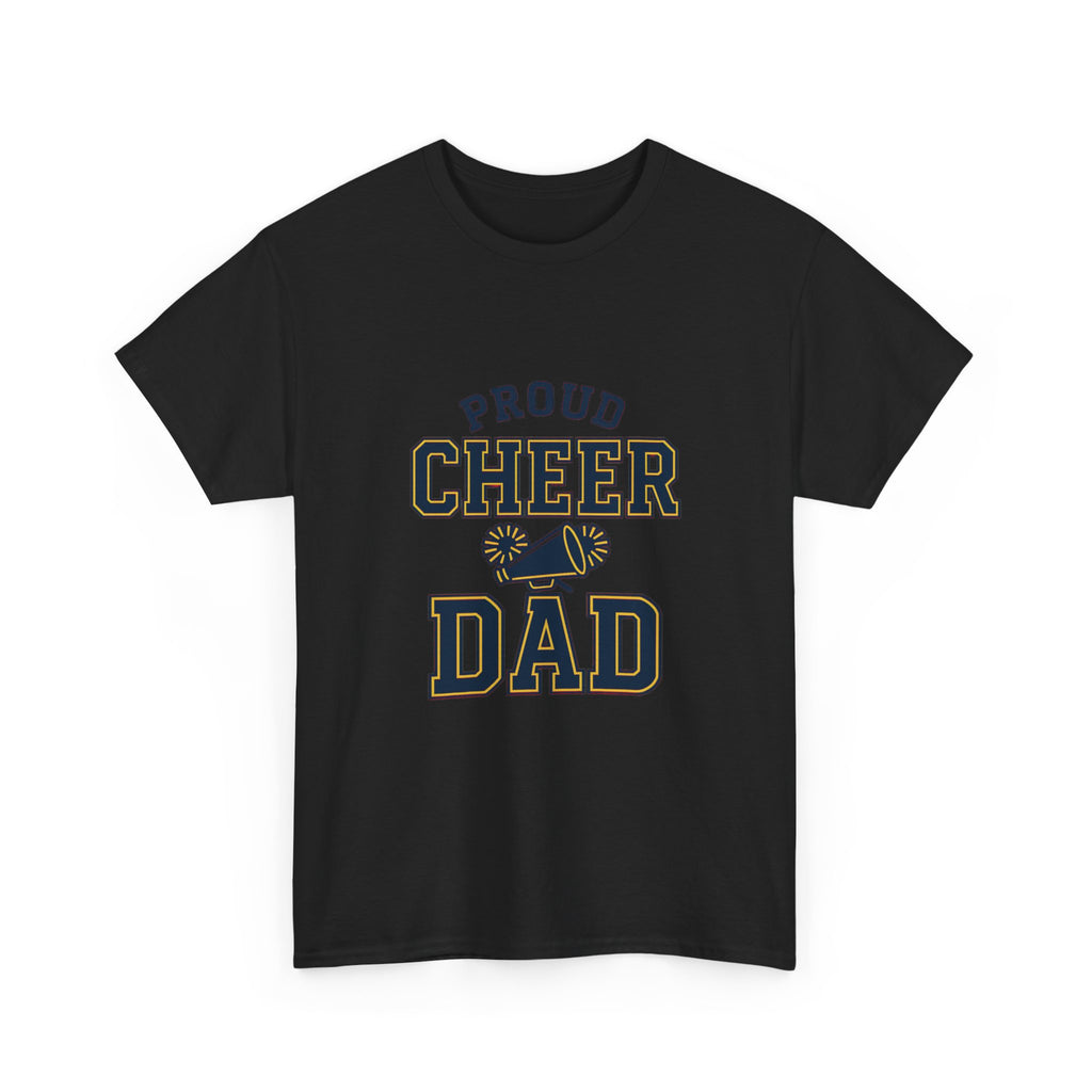 Proud Cheer Dad Varsity Sports T-Shirt | Game Day Team Spirit Tee