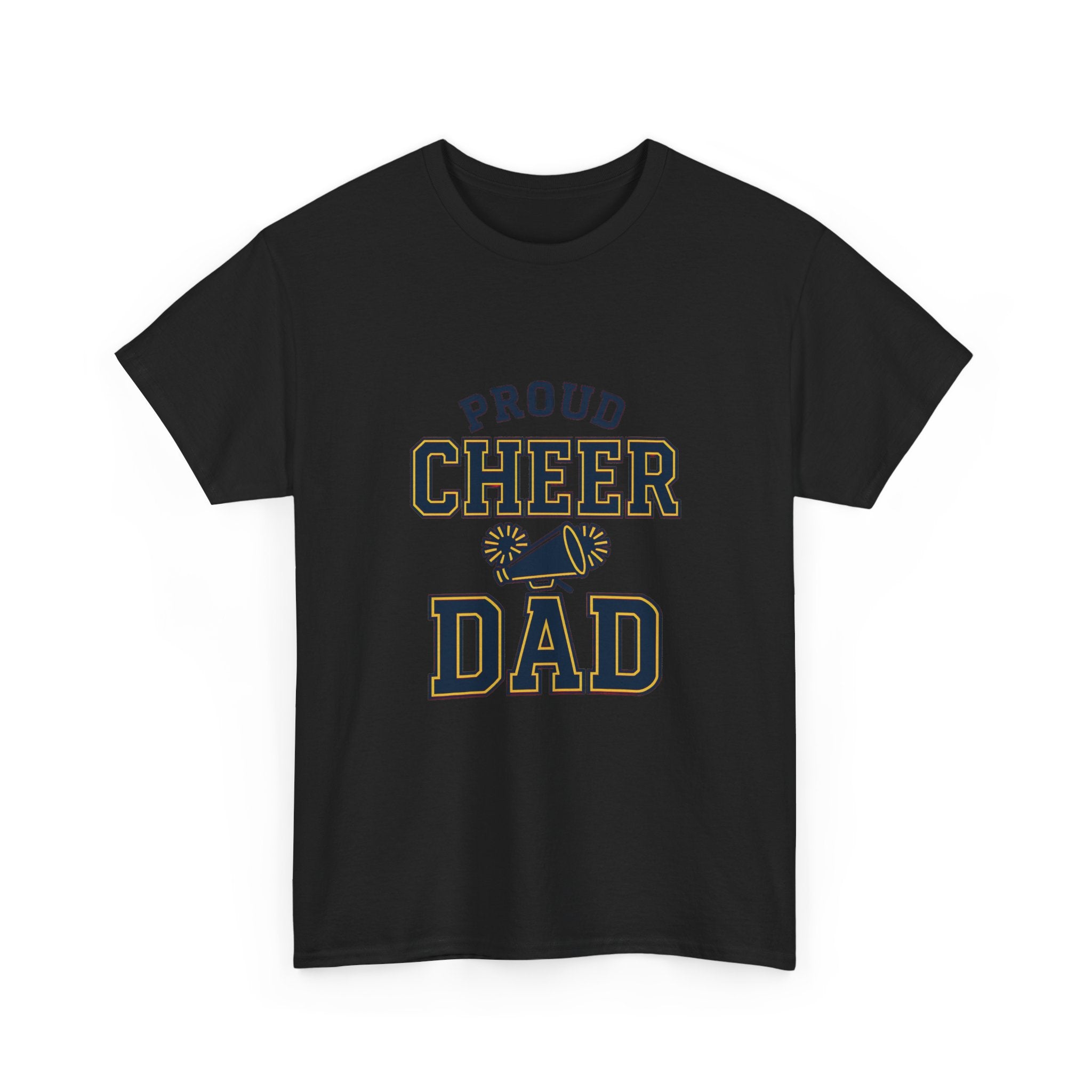 Proud Cheer Dad Varsity Sports T-Shirt | Game Day Team Spirit Tee