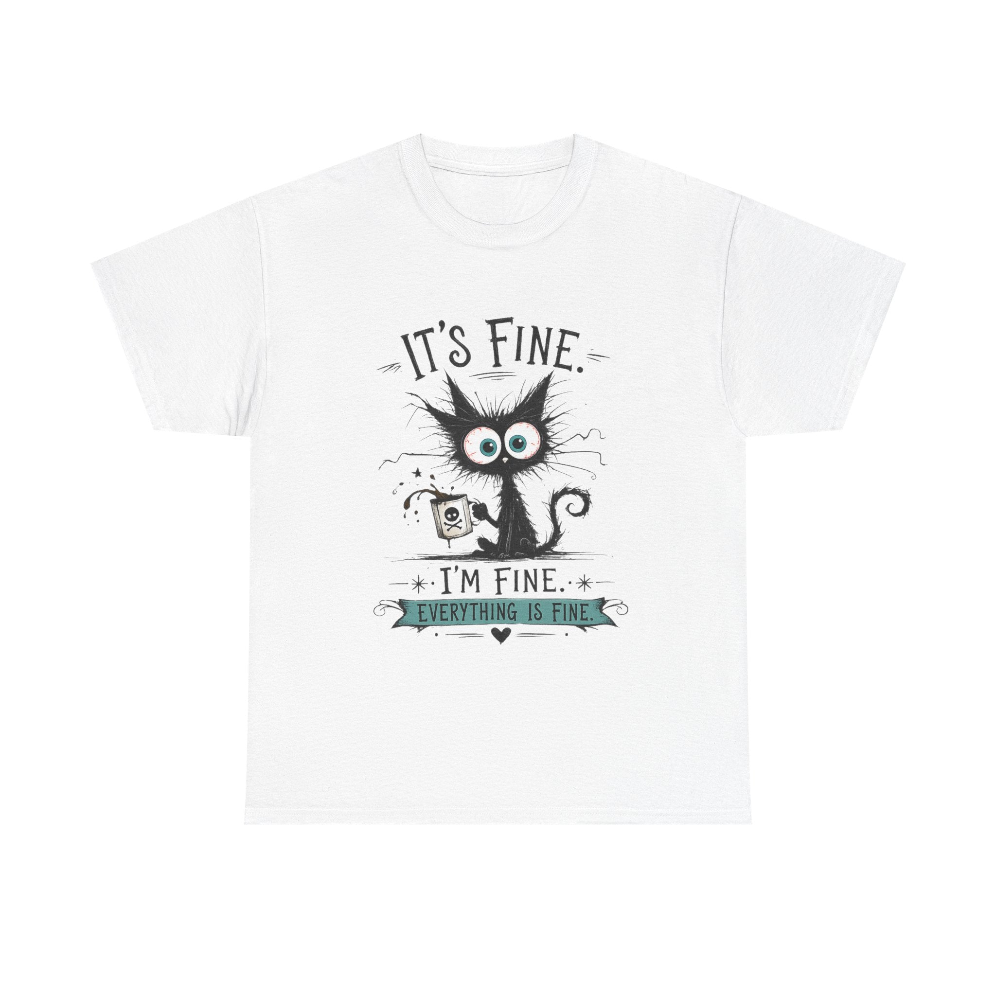Frazzled Cat Chaos Tee – For Beautifully Overwhelmed Days